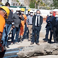 Mare pulito, sopralluogo di De Luca a nuovo impianto depurazione Cetara-Salerno [FOTO-VIDEO]