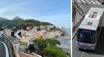 Bus pieni di turisti, cittadini di Cetara esasperati: «Spesso non si fermano per farci salire»